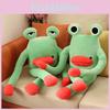 Creative Plush Frog Doll Cute Cartoon Character With Big Eyes Soft Fur