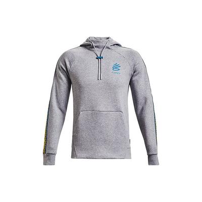 Curry Series Side Panel Fleece Hoodie Men Tops Grey 1366626-011