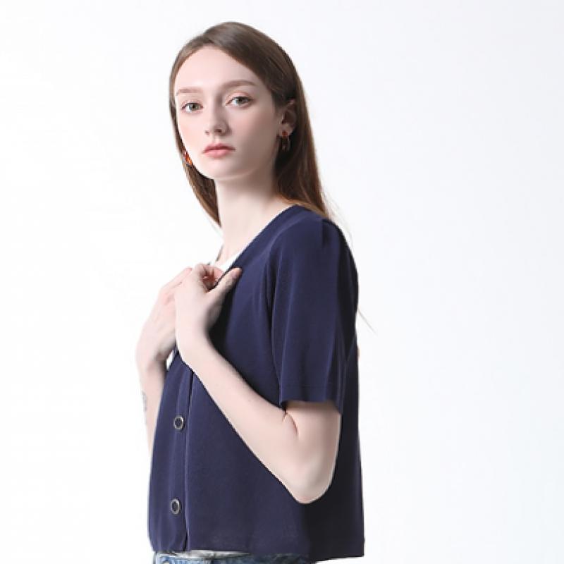 She S miSS  Volume Shoulder Short Sleeve Cardigan  Price  198 000 Won