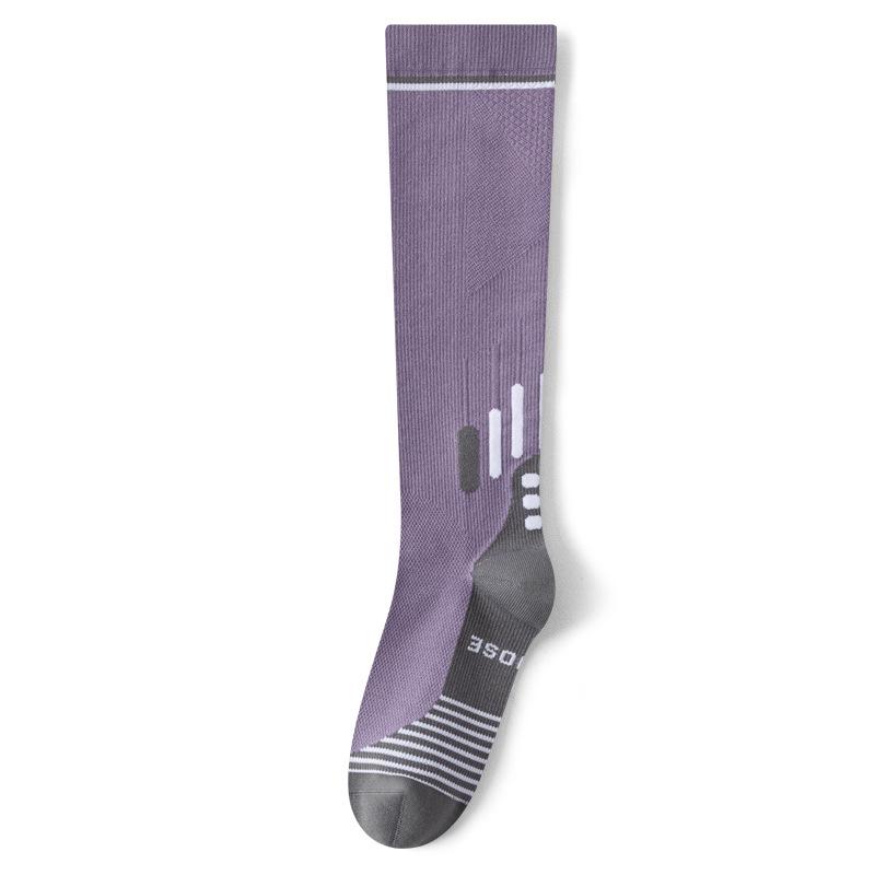 Women's Low-Pressure Calf Compression Socks for Fitness & Sports - Jump Rope, Running, Tennis, Mountaineering, Badminton