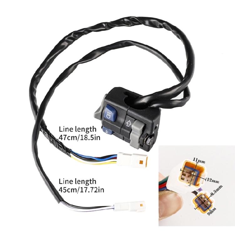 Universal Headlight Turn Signal Control Waterproof Motorcycle Handlebar Switches Assembly Suitable for EC250 EC300 EC250F