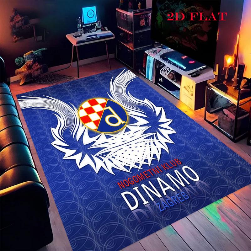 GNK Dinamo Zagreb Carpet Rug for Living Room Bedroom Home Sofa Decoration,Kids play Nonslip Floor Mat