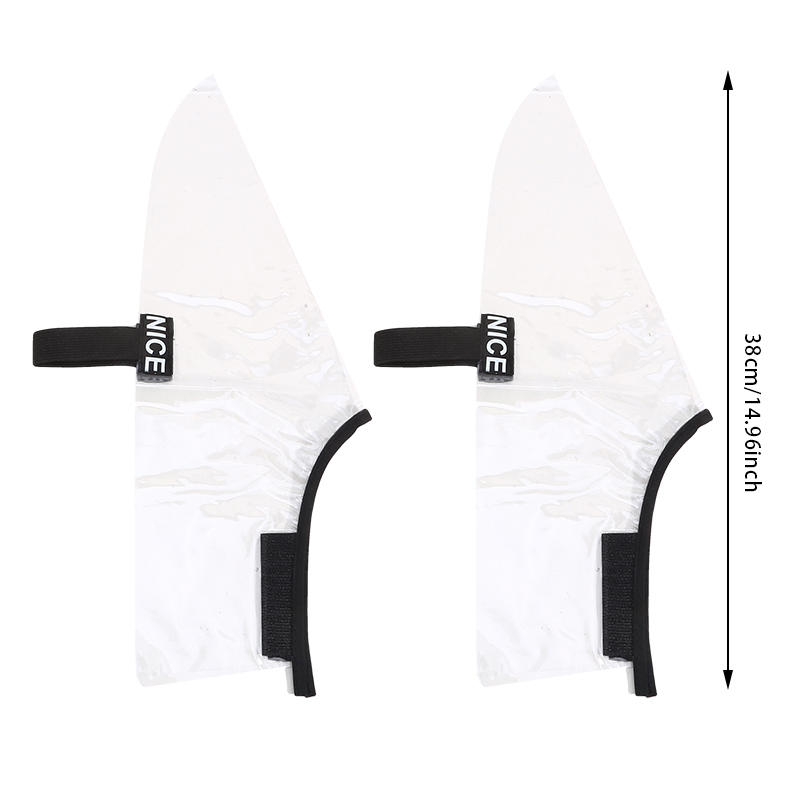 

Transparent Color Hair Salon Hair Cutting Special Anti Breakage Shoe Cover Anti Hair Shoe Cover Dust Proof Shoe Cover For Barbershops Salons Letter Style L прозорий