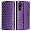 For Samsung Galaxy M16 5G/F16 5G Case Wallet Rhombus Imprinted Leather Phone Cover