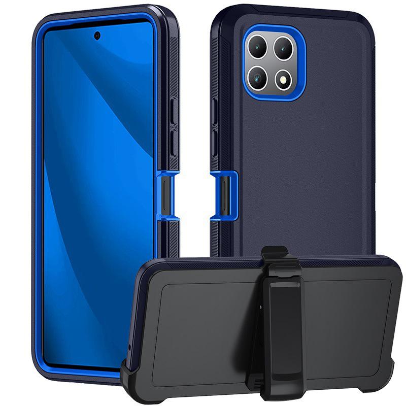 

Защитный чехол Revvi7Pro T-Mobile 3-в-1 с задним зажимом Revvi 7Pro Case Only темно-синий