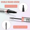 Magic Eyebrow Pencil, 3D Micro Waterproof Eyebrow Pencil, Microblading Eyebrow Pencil with 4 Fork Tips, Creates Natural Eyebrows