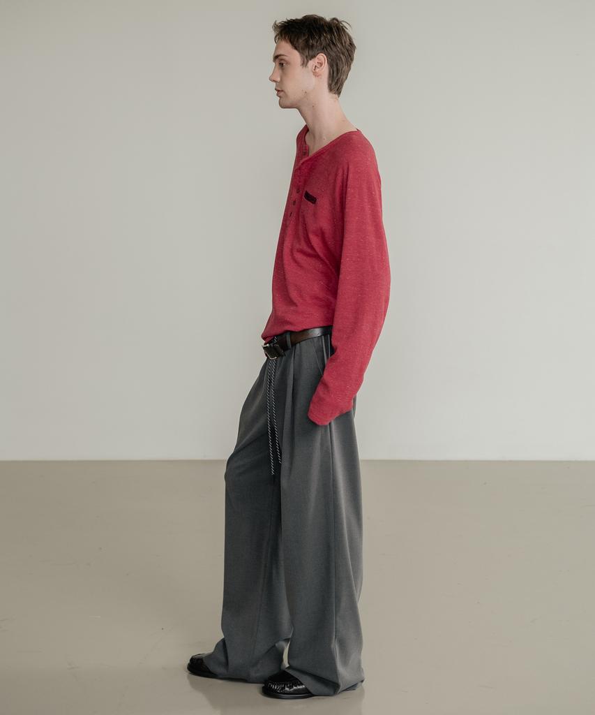 SSIN AND LEE Low Loop Banding Slacks Gray