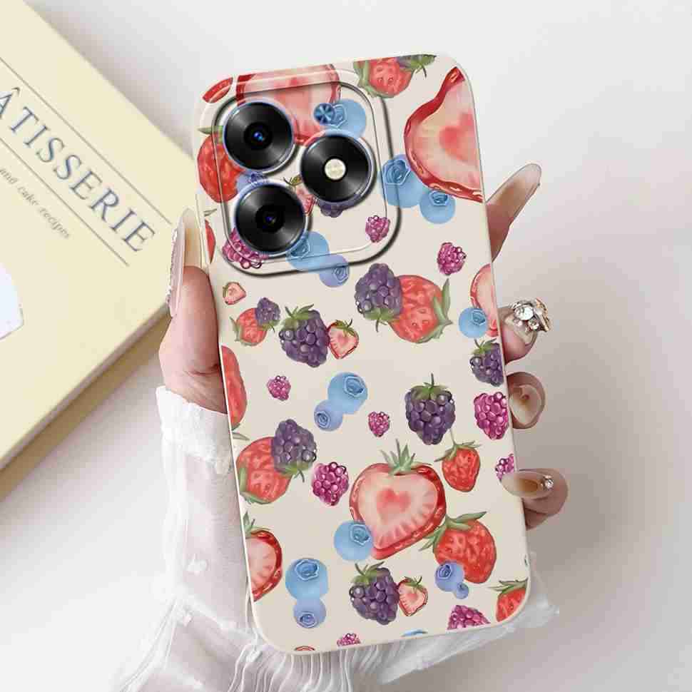 Pink Cat For Tecno Spark Go 2024 Cases BG6 Soft Silicone Cover For Tecno Spark 20 Spark20 SparkGo 2024 Casing Phone Case