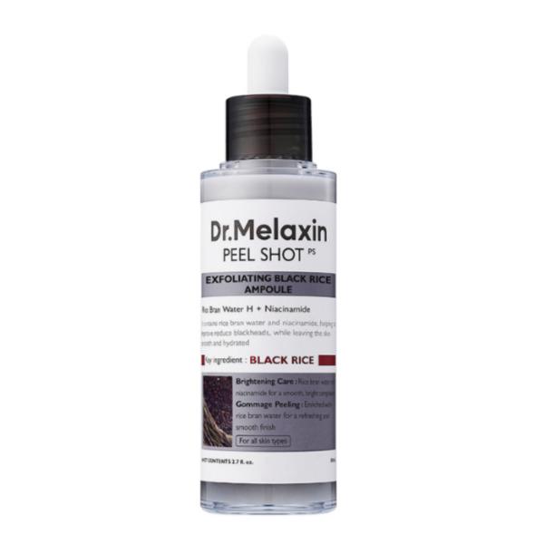 Dr. Melaxin Peel Shot Rice Ampoule Gommage Peeling Gel 80 ml – White Rice / Black Rice Option