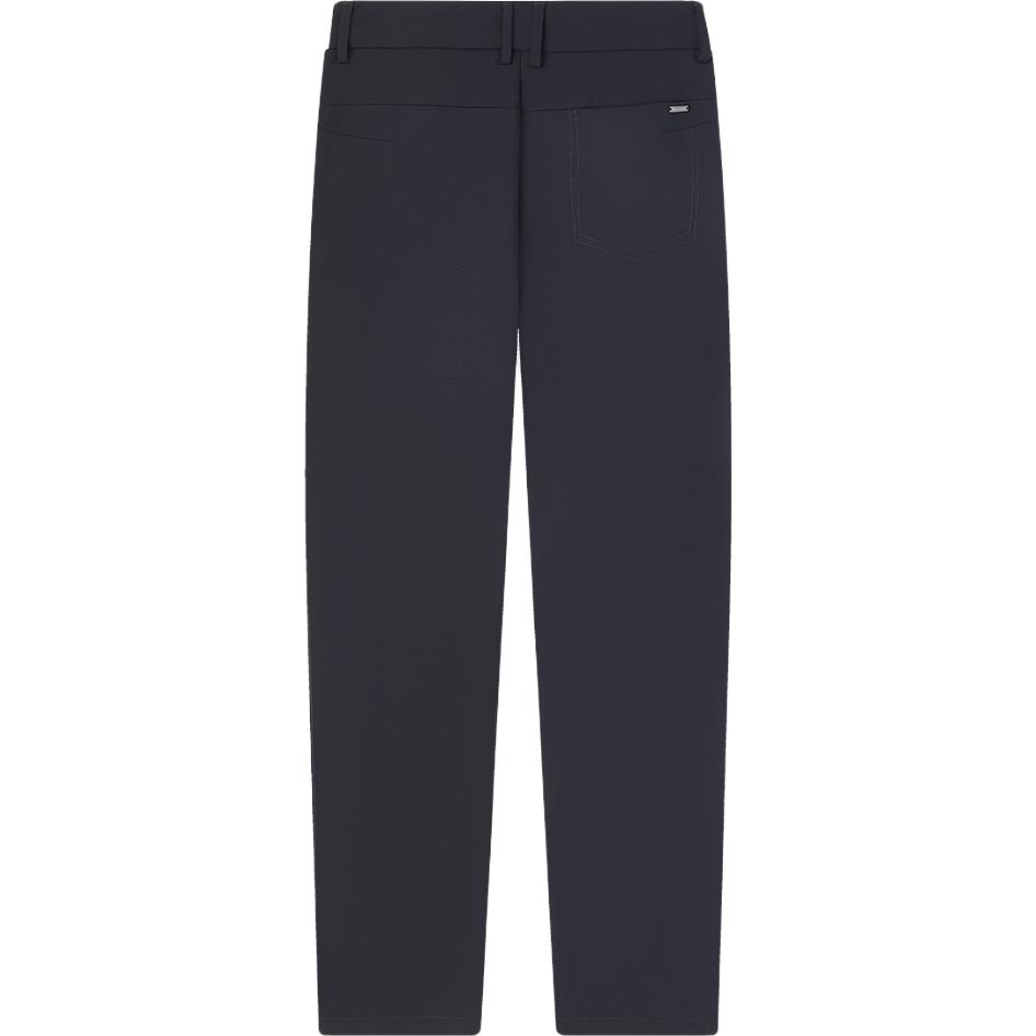 FILA 2023 Winter New Woven Long Pants Basic Casual Straight Leg Pants Men bottoms Legendary-Blue F11M341801F-NV