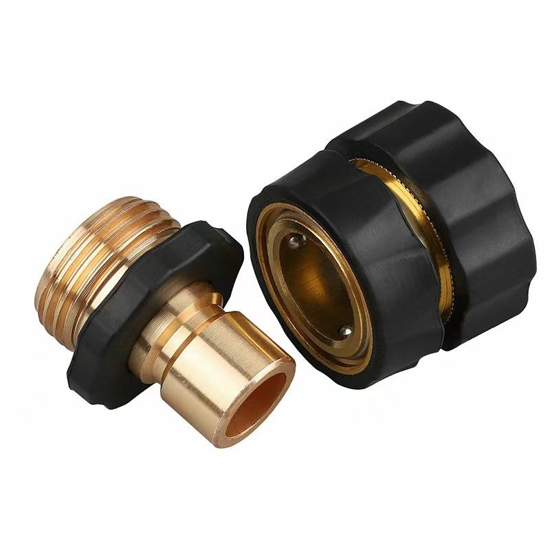 Garden Hose 3/4   Quick Connect Water Hose Fit Brass Female Male Connector