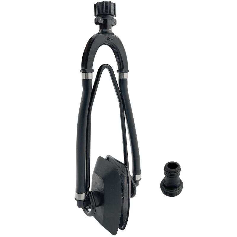 Double Water Feed Boat Motor Flusher 5/8In Standard Garden Hose Connection Outboard Engine Flushing Kit Boat Engine Part