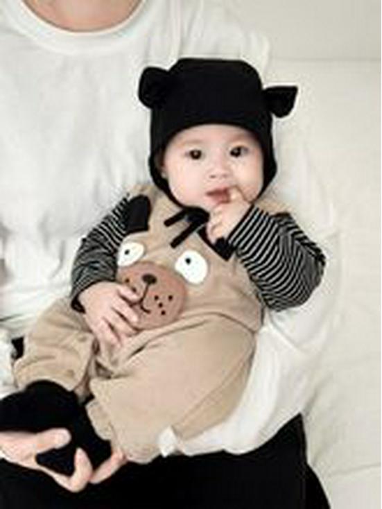 Girls' Cartoon Long-Sleeve Sweatshirt Set - Toddler & Baby Korean Casual Two-Piece Outfit for Spring and Autumn.