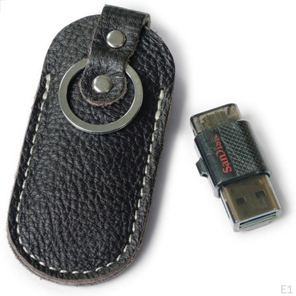 USB Sticks, Coins Cards, Storage , Organizer for Accessories, Black / Brown