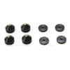 Speaker Spike Set of Brass Aluminum Metal Improves Sound Quality and Compatible with CD Kawaki High-End Insulators, 4, + Feet, Bass, Players/DACs