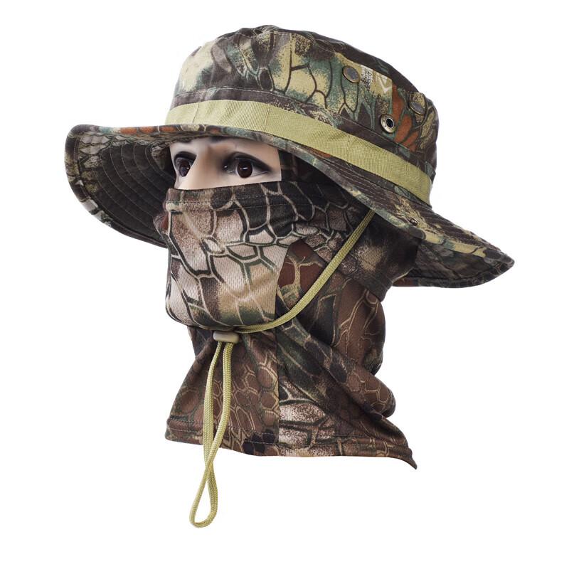 Outdoor Camouflage Boonie Hat & Sturmhauben Set