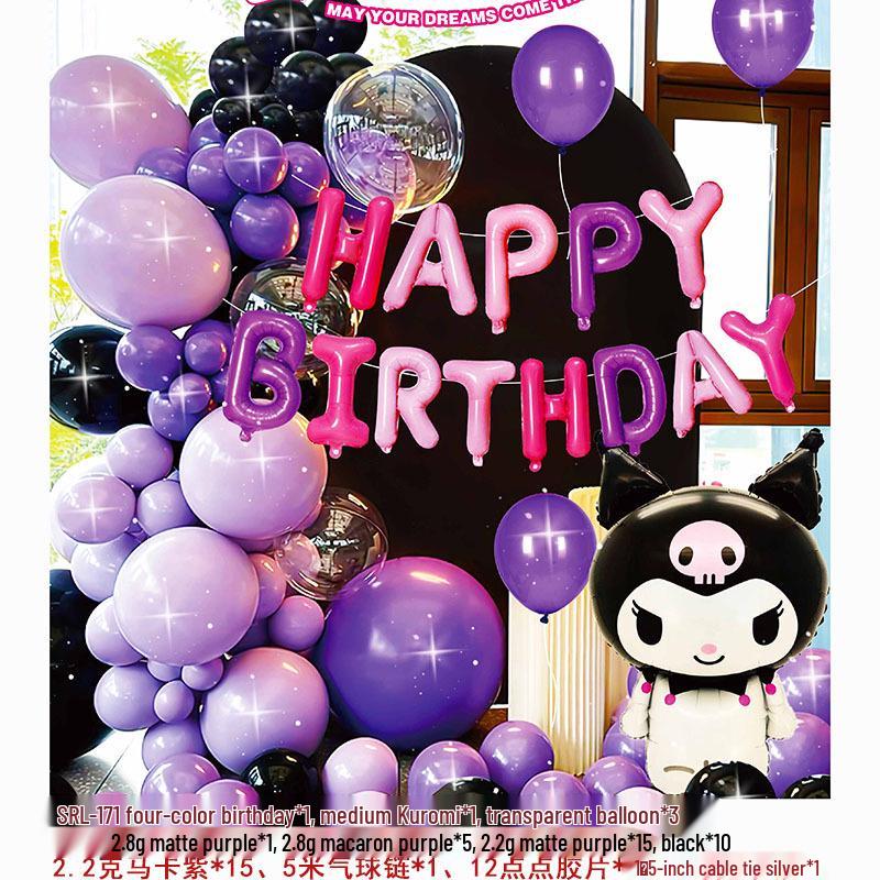 Geburtstagsdeko Ballon-Set für Kinder - Themen-Hintergrund mit Folienballons