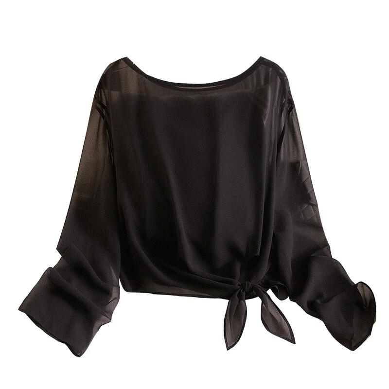 Women s Elegant Lightweight Round Neck Drop Shoulder Top XXL