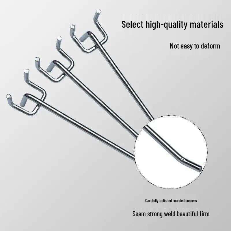 

Triangle Pegboard Hook for Clothing, Jewelry, and Hardware Display. Random Color, 2.5cm Hole Distance, 10pcs (10cm)