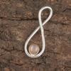 Peach Moonstone Gemstone Jewelry, 925 Solid Sterling Silver Pendant, Handmade Meditation Pendant For Wedding Gift