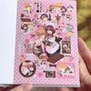 Japanese Magazine Sticker Cut Film Handbook Material Ancient Cute Sticker Book A Whole Huge Thick Diy Decorative Collage Gift