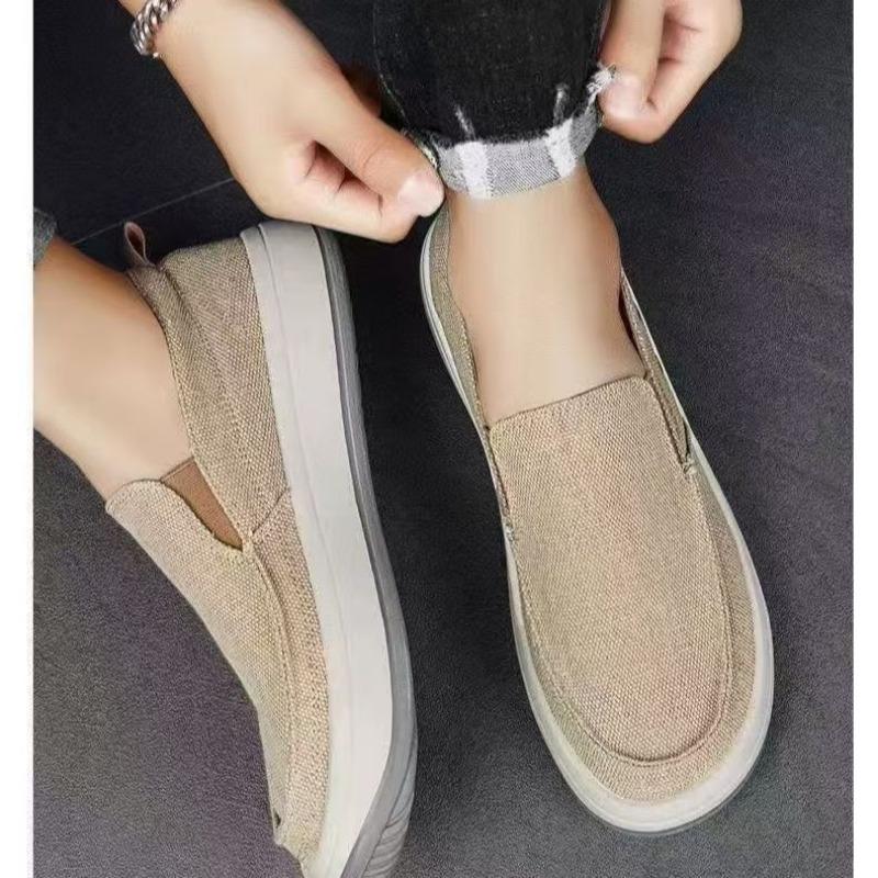 Canvas men's shoes new summer breathable casual cloth shoes sports lazy one pedal work board shoes