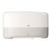 Tork elevation twin mini jumbo distributeur de papier toilette plastique blanc