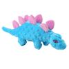 Nylon Rubber Dinosaur Pet Squeaky Toy for Aggressive Chewer Crinkle Soft Shell Plush Interactive Dog Toy