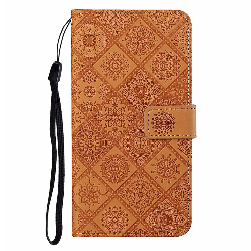 For Xiaomi Redmi A5 4G (171.7mm) Case Leather Case Ethnic Style Wallet Phone Cover with Strap