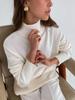 Turtleneck Knitted Sweater Women's Autumn and Winter Thickened Solid Color Loose Long-sleeved Pullover Sweater Women's Hot Words
