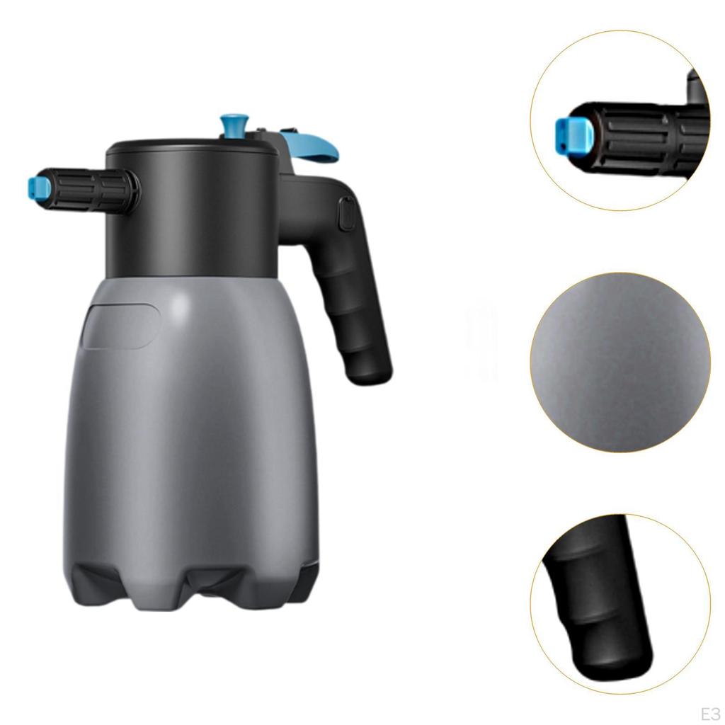 1.7 L Car Electric Foaming Sprayer Handheld USB Charging for Home Cleaning and Garden Use