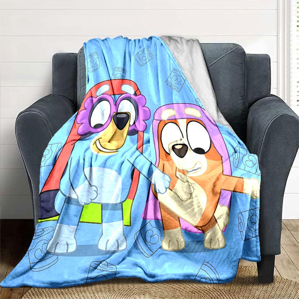 1 Stück B-Blucy Decke, Geschenk, für Männer und Frauen, Weiche Decke, Gut für Schlafsofa Couch Reisen, Leichte Flanelldecke