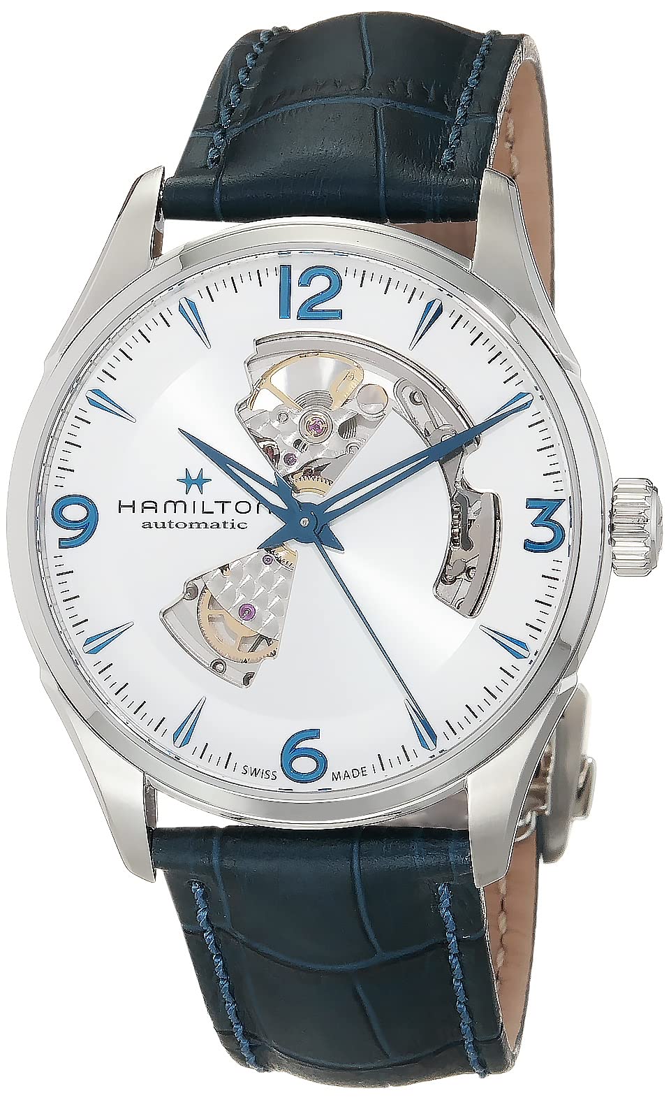 

[Hamilton] HAMILTON Watch Genuine Warranty Jazzmaster Open Heart Mechanical Automatic Winding H32705651 Men s [Regular Imported Product]