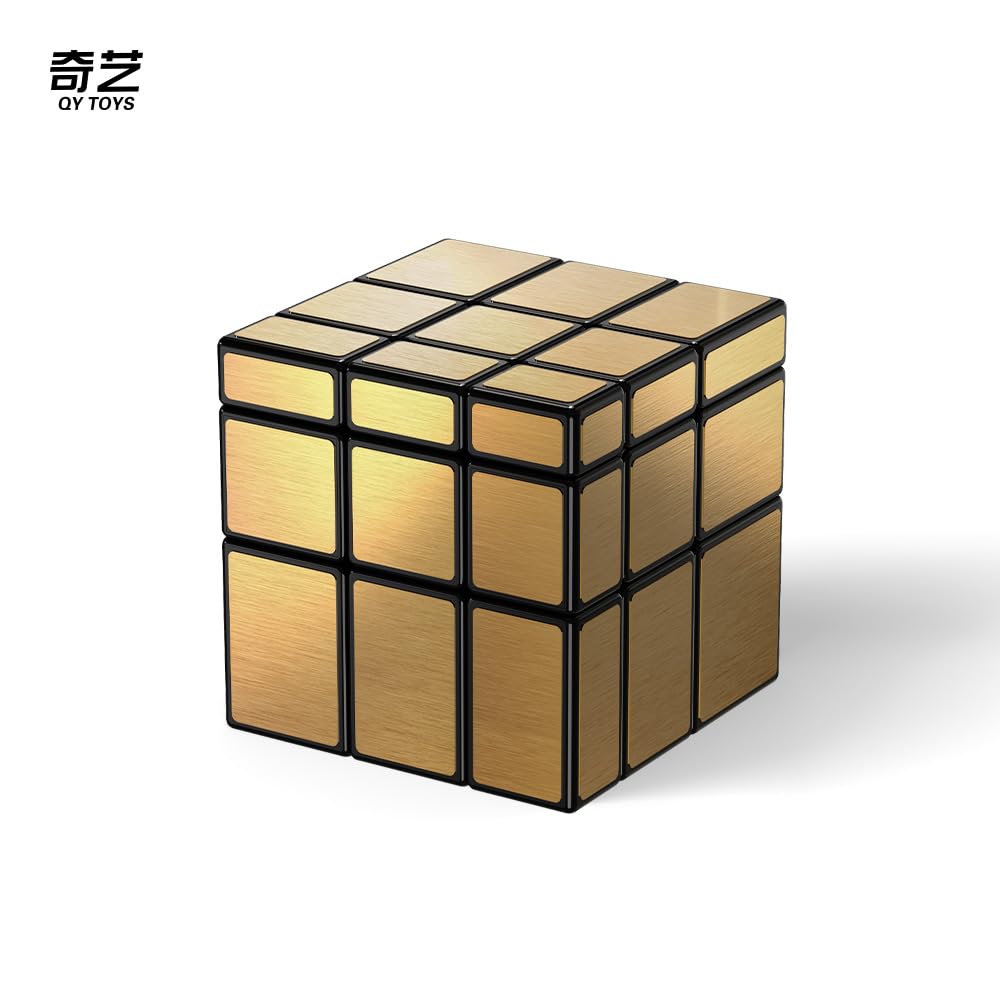 QY Mirror S [Pouch IncludedAuthentic] Mirror Cube 3D Puzzle (Gold)