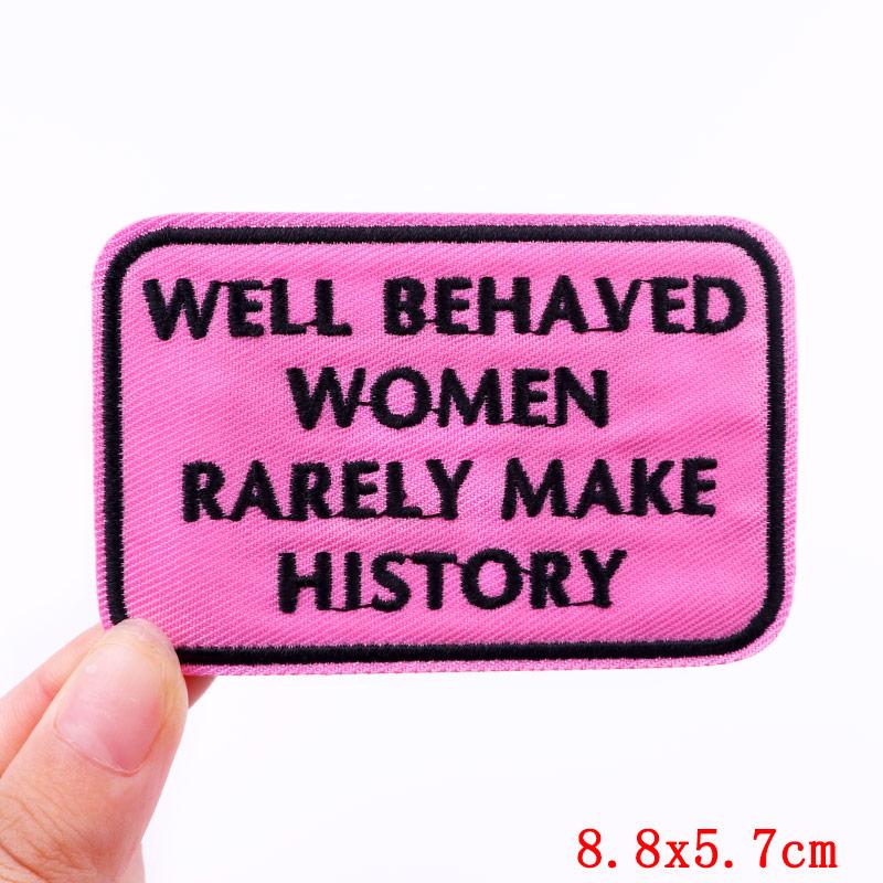 Cartoon Cup/Letter Slogan Embroidered Patches Hats Jackets Embroidery DIY Iron On Patches For Clothing Thermoadhesive Patches