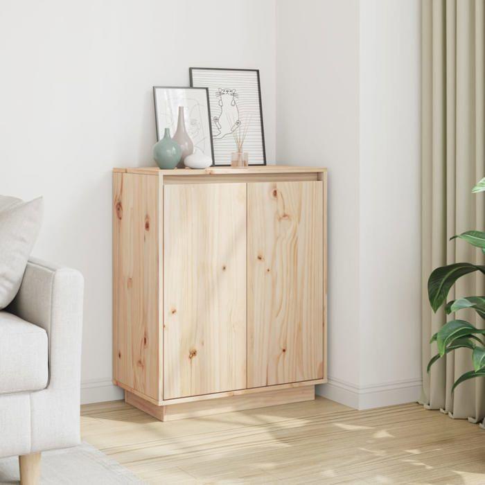 VidaXL Buffet 60x34x75 cm Bois massif de pin