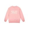 MLB New York Yankees Letter Logo Aufdruck Rundhals-Sweatshirt Unisex-Sweatshirt Rosa 31MT21941-50P