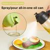 Oil Sprayer Bottle 2 In 1 Glass Oil Dispenser And Sprayer 500ml Efficient Oil Control Cooking Multi-Function Kitchen Tool for Olive Oil Vinegar
