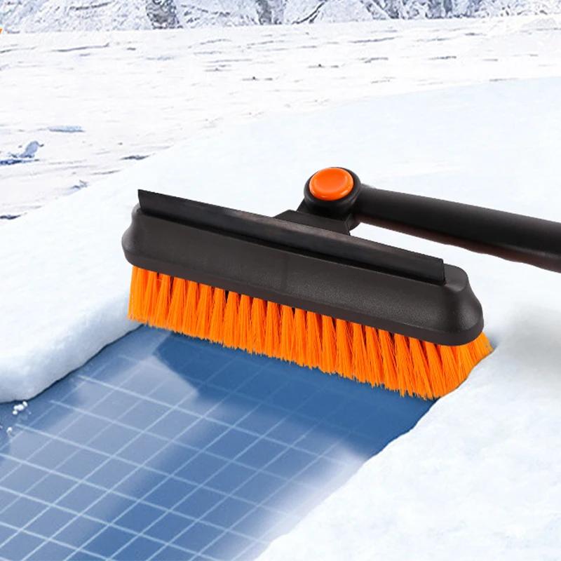 New 35 In 1 Car Ice Removing Brush Shovel Retractable Winter Snow Shovel Ice Removal Scraper Auto Cleaning Tool Accessories