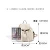 Echter Leder-Damenrucksack, modisch, lässig, künstlerisch, japanischer und koreanischer Stil, geeignet für Arbeit und Pendeln, Handtasche