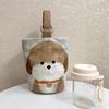 Canvas Tote Bag: Cute Bucket-Shaped Handbag & Lunch Bag for Office Workers and New Moms