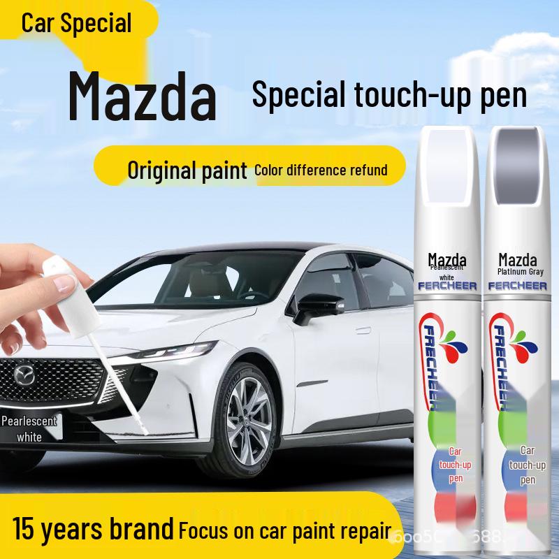 Mazda Touch-Up Paint Pen: CX-5 Pearl White & CX-4 Soul Red Scratch Repair