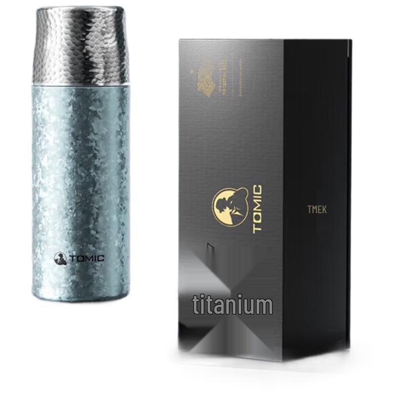 TOMIC Double-Layer Pure Titanium Insulated Tea Cup