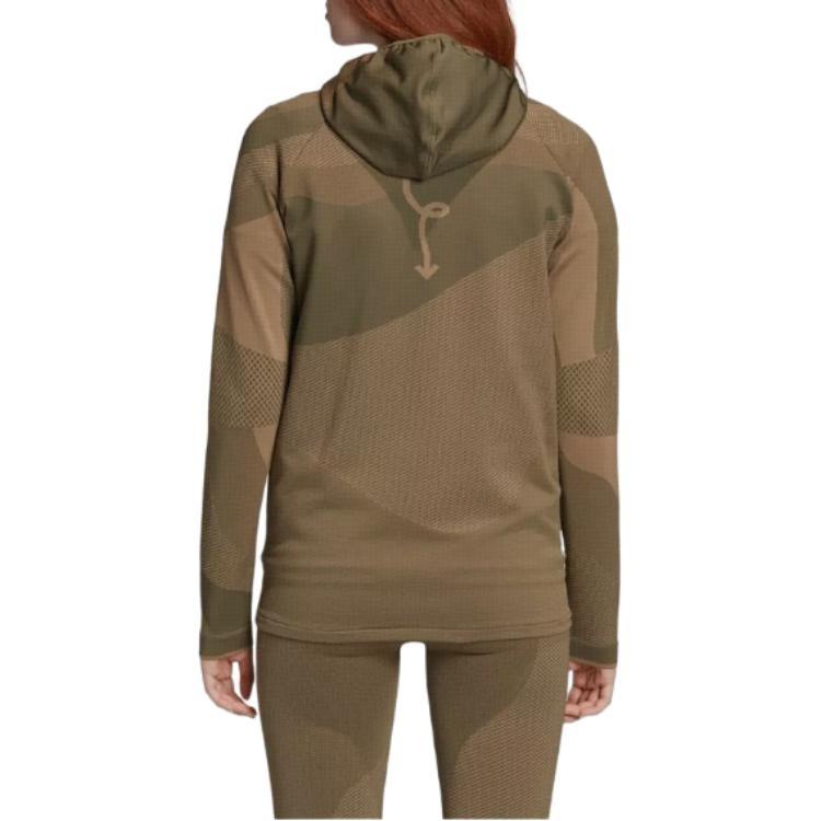(WMNS) adidas x WOOD WOOD Crossover Casual Sports Hooded Jacket Gray Green Women's FL2844