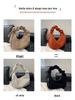 Trendige Cord Schultertasche mit Falten für Damen - Kollektion 2025