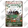 Putuo Decor Garden Vintage Tin Sign Plaques Metal Retro Posters Wall Art Decoration for Backyard Room Rustic Home Farmhouse Gift