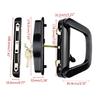 Easy Installation Patio Door Handle with for Key Zinc Alloy White/Black Door Han