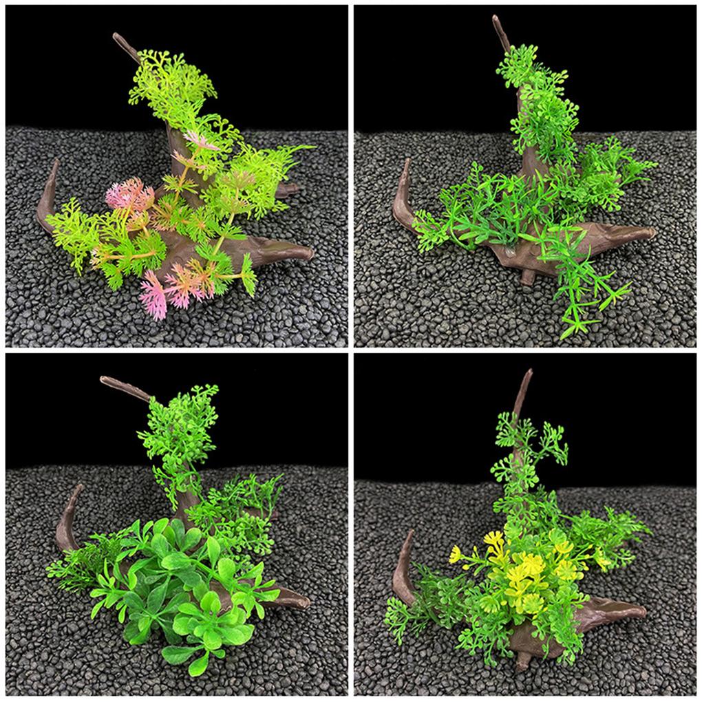 Aquarium Artificial Plants Landscaping Accessories Realistic Underwater Decor Fish Tank Aquatic Plant Landscape Adornment