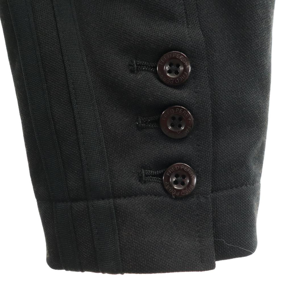 FRED PERRY made in Japan Jersey tailored jacket M black Ancon Men's Used
