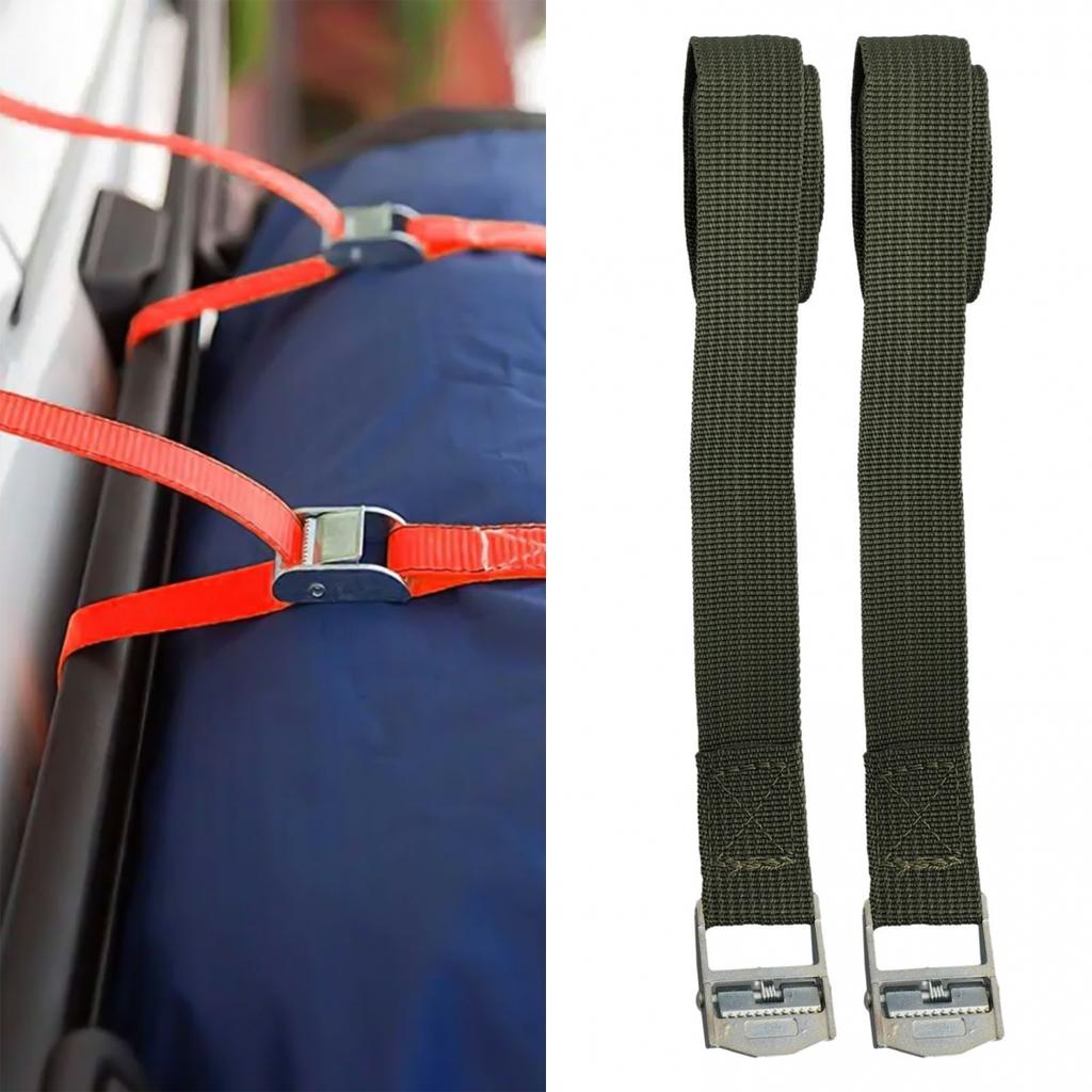 Cinghia di Ancoraggio per Carico di Alta Qualità 1M x 25mm Lega di Zinco e Nylon Confezione da 2